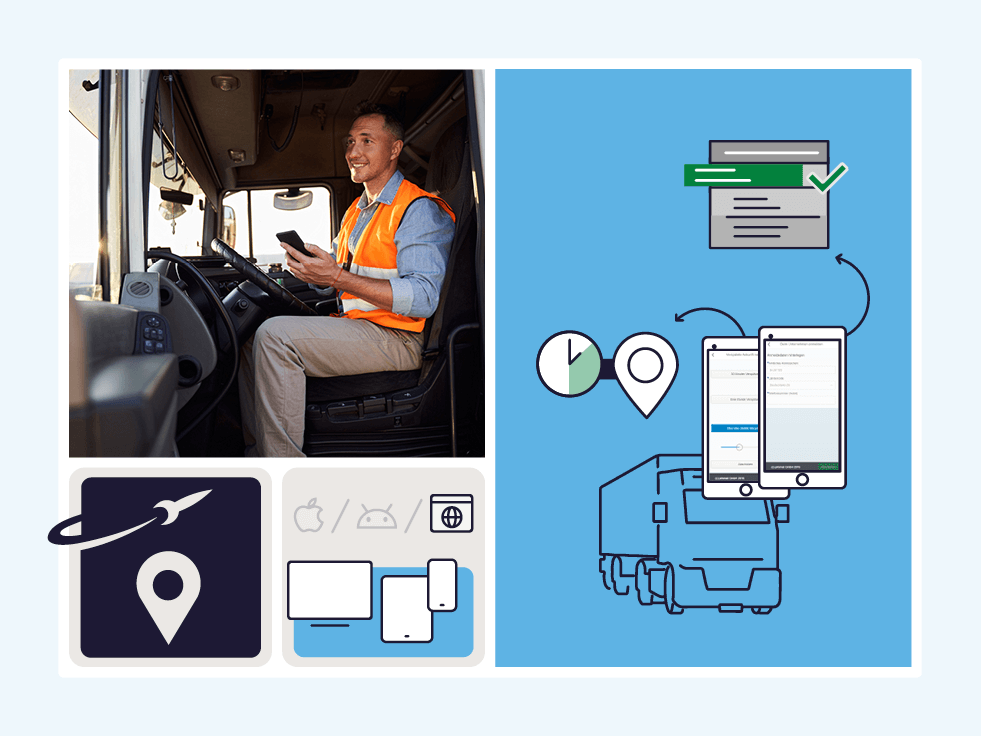 track-pad: Transportinformationen und Check-In